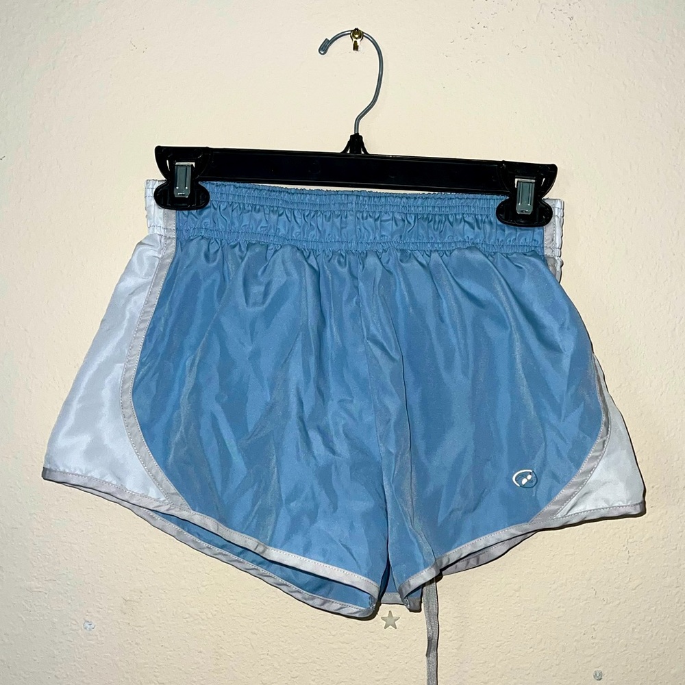 womens size S baby blue running shorts